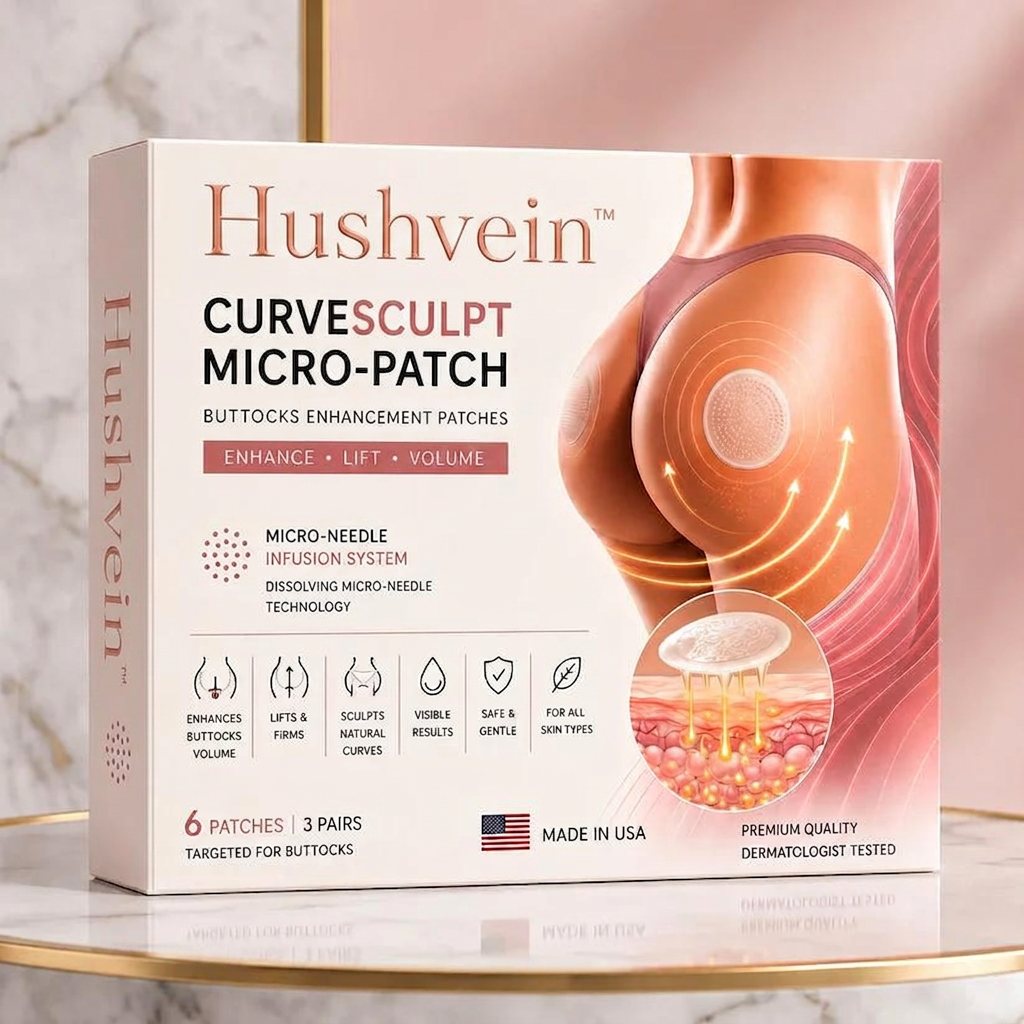 Hushvein™ CurveSculpt Micro Patch Sculpt Firm Smooth Lower Body Curves Micro-Needle Infusion System