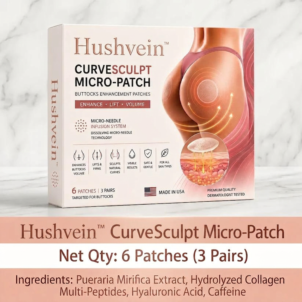 Hushvein™ CurveSculpt Micro Patch Sculpt Firm Smooth Lower Body Curves Micro-Needle Infusion System