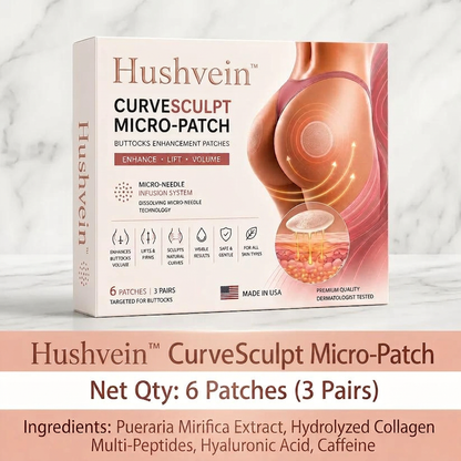 Hushvein™ CurveSculpt Micro Patch Sculpt Firm Smooth Lower Body Curves Micro-Needle Infusion System