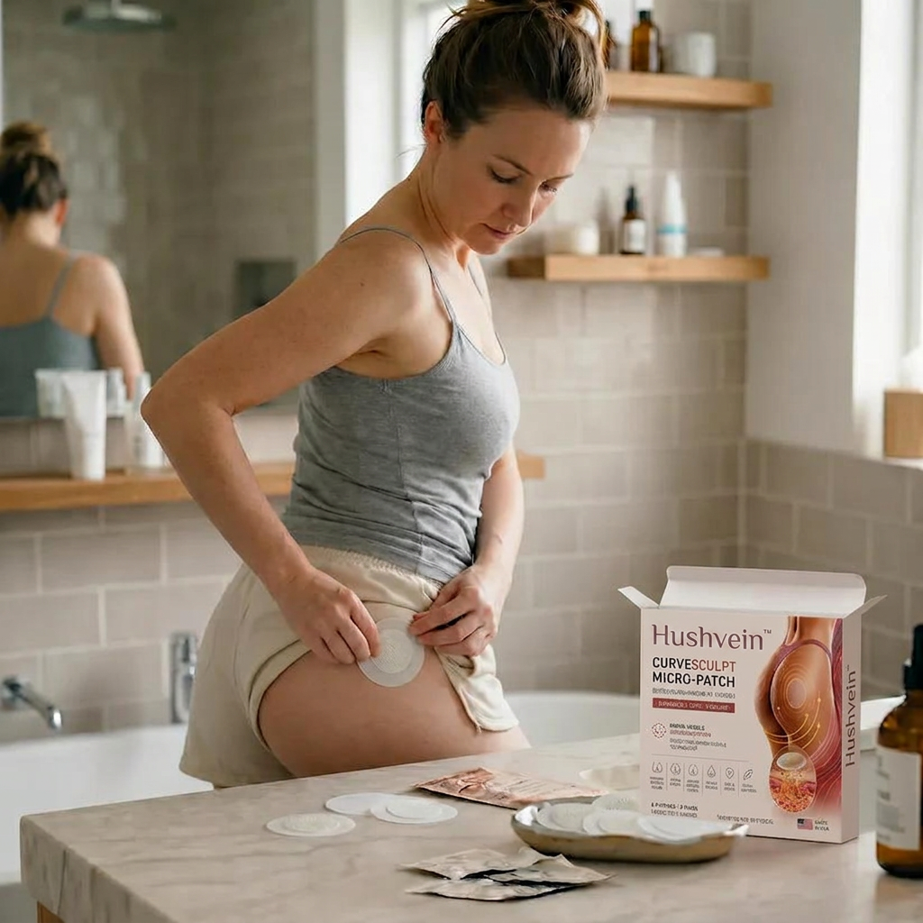 Hushvein™ CurveSculpt Micro Patch Sculpt Firm Smooth Lower Body Curves Micro-Needle Infusion System
