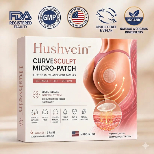 Hushvein™ CurveSculpt Micro Patch Sculpt Firm Smooth Lower Body Curves Micro-Needle Infusion System
