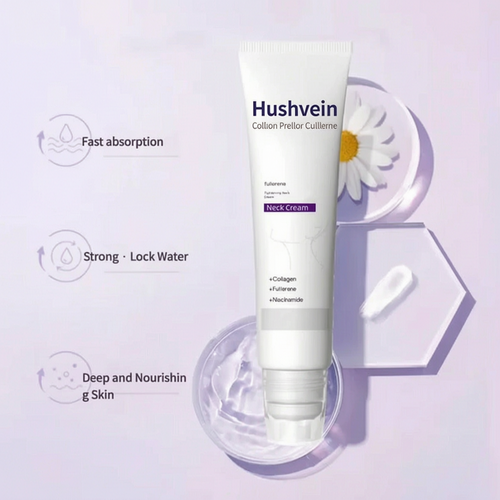 Roller Massage Neck Cream 🧴 Collagen & Hyaluronic Acid | Firms Neck, Reduces Wrinkles & Double Chin