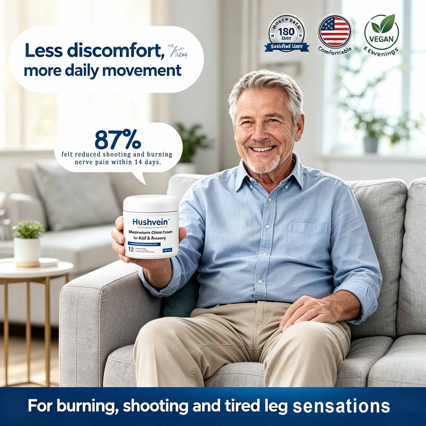 Hushvein®: Reclaim Your Freedom From Sciatic Nerve Pain
