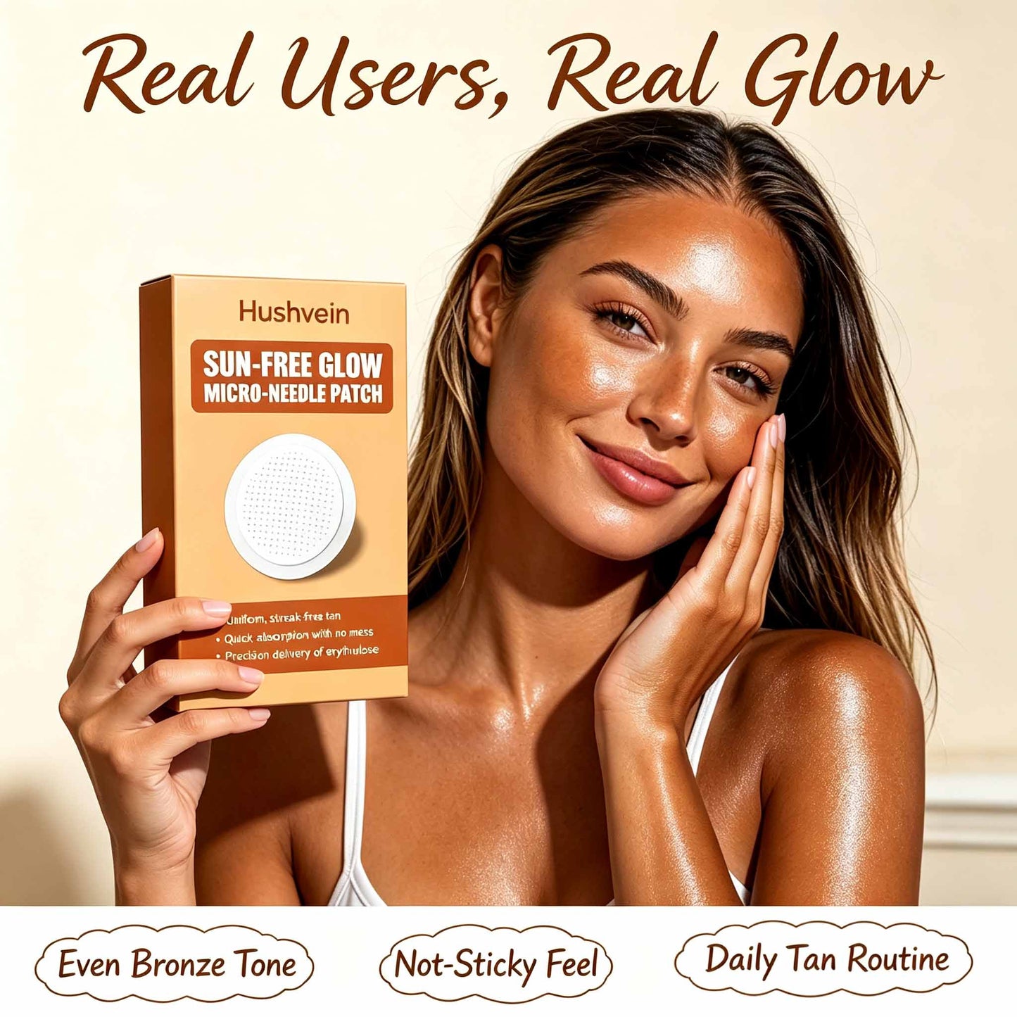 Hushvein™ Gives You A Real 14-Day Tan Without The Sun
