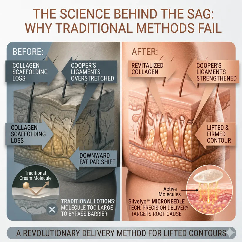 Hushvein™ CurveSculpt Micro Patch Sculpt Firm Smooth Lower Body Curves Micro-Needle Infusion System