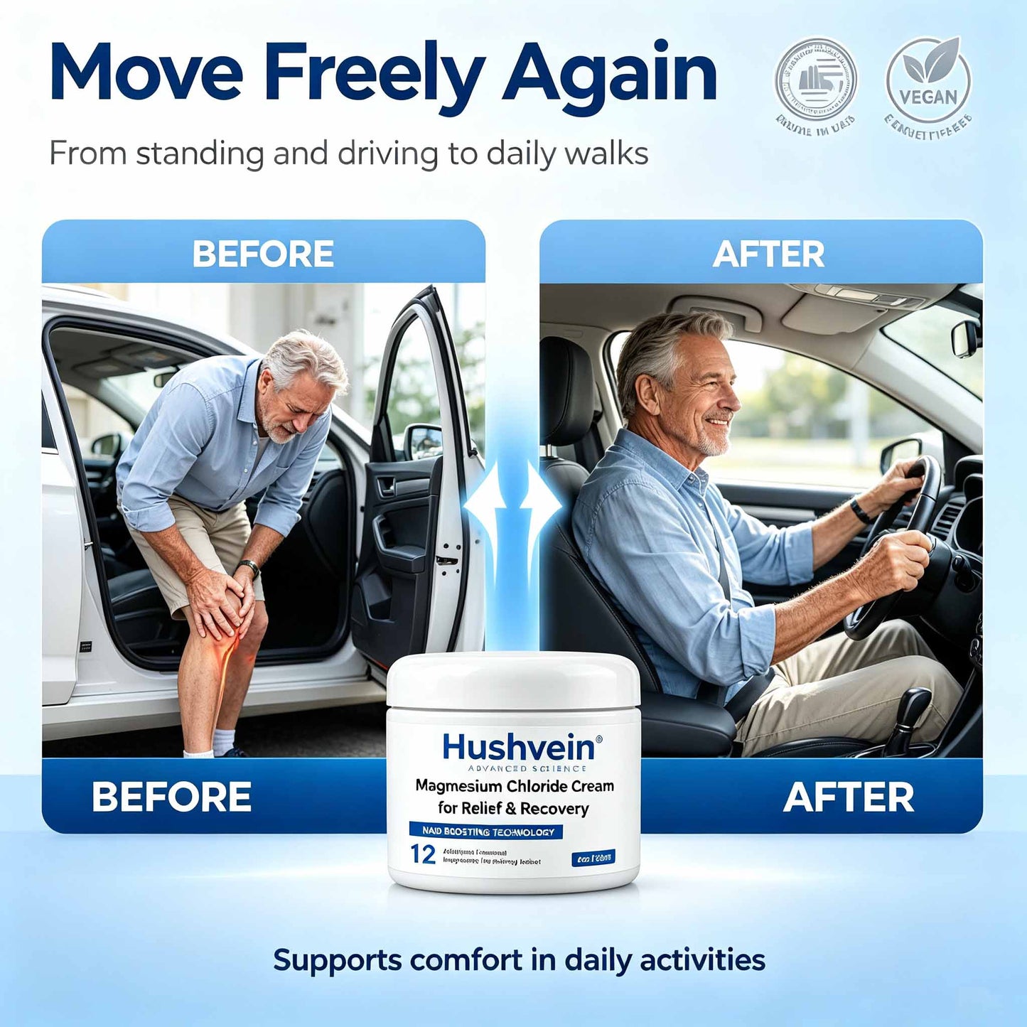 Hushvein®: Reclaim Your Freedom From Sciatic Nerve Pain