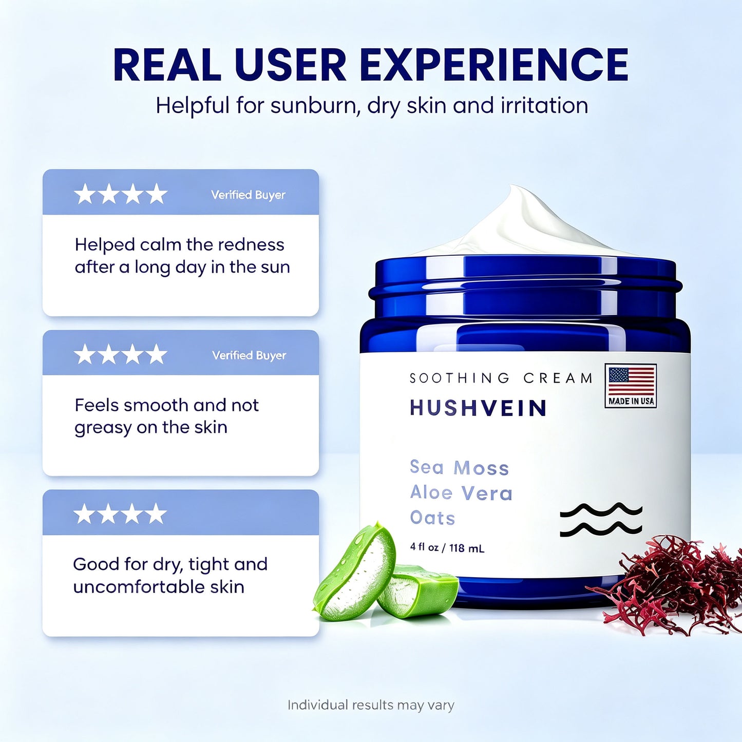 HUSHVEIN™ Intensive Sea Moss Soothing Cream
