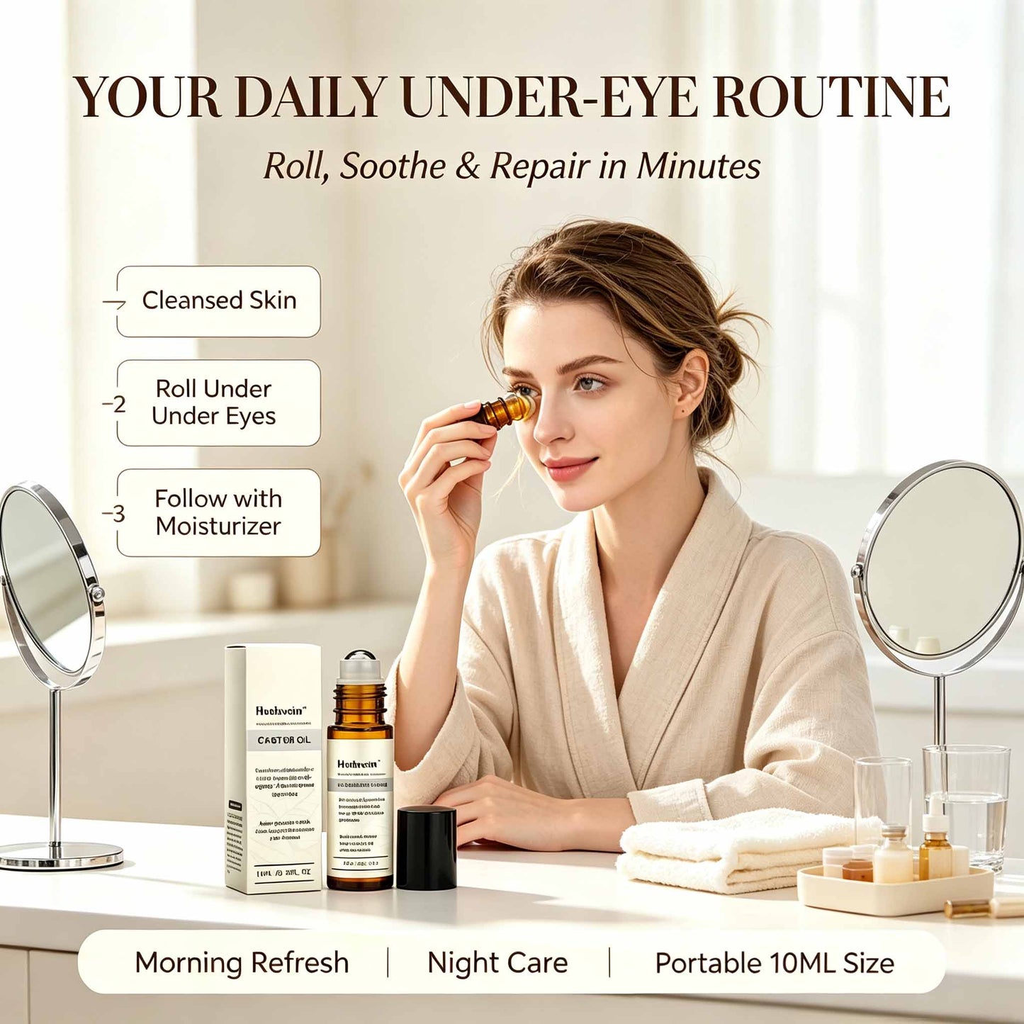 Hushvein™: The Instant Eye Lift That Doesn't Betray You When You Smile