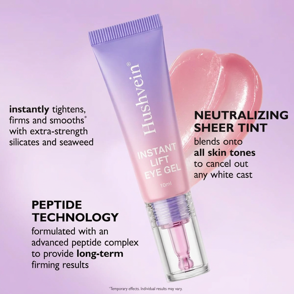 Hushvein Eye Bag Instant Eraser, Tightens, Firms, & Blurs Wrinkles