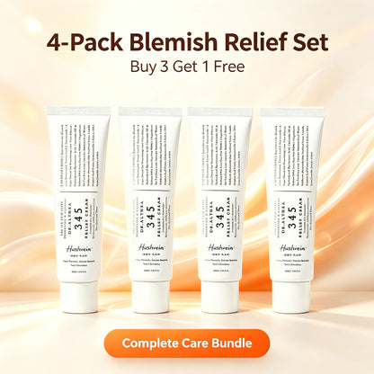 Hushvein 345 Relief Cream, 1.69 Fl Oz (Ver.2 - Pack of 1) | PDRN, Hyaluronic Acid for Instant Hydration, Blemish, Post-Acne Vegan Face Moisturizer with Centella, Non-comedogenic