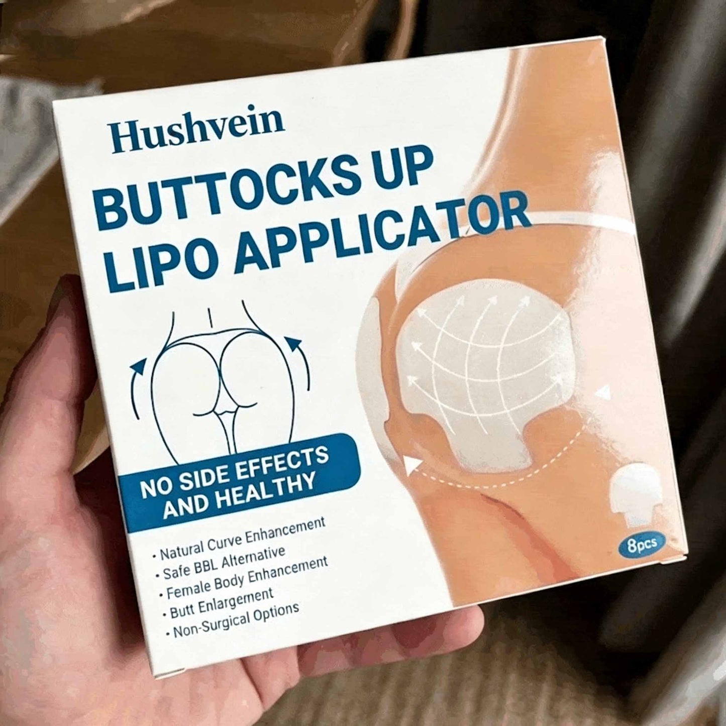 Hushvein Butt-Lifting Patch: Instant lift and firming—sculpts a naturally lifted contour—no surgery or fillers required.