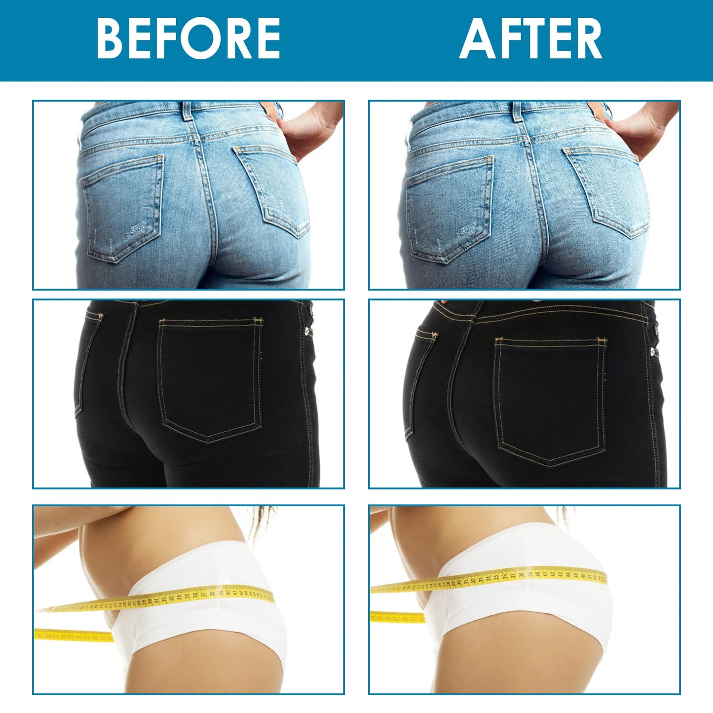 Hushvein Butt-Lifting Patch: Instant lift and firming—sculpts a naturally lifted contour—no surgery or fillers required.