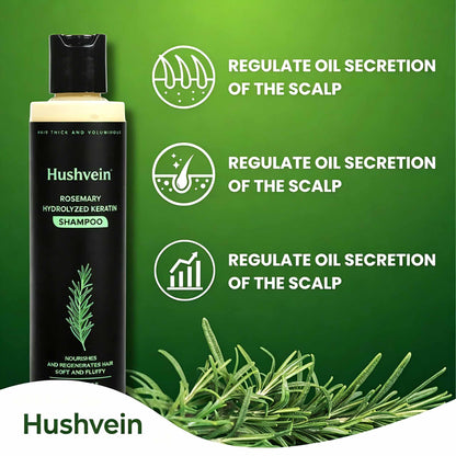 Hushvein Rosemary Shampoo for Men & Women – Clinically Proven to Reduce Thinning & Boost Growth