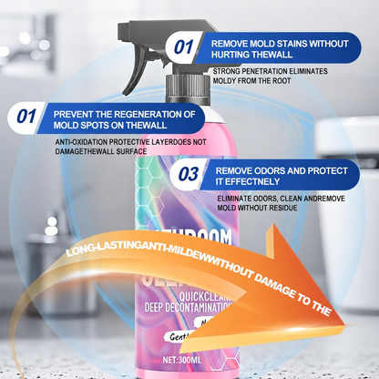 ✨✨ Bathroom Cleaner: Sparkle in Seconds, No Harsh Fume