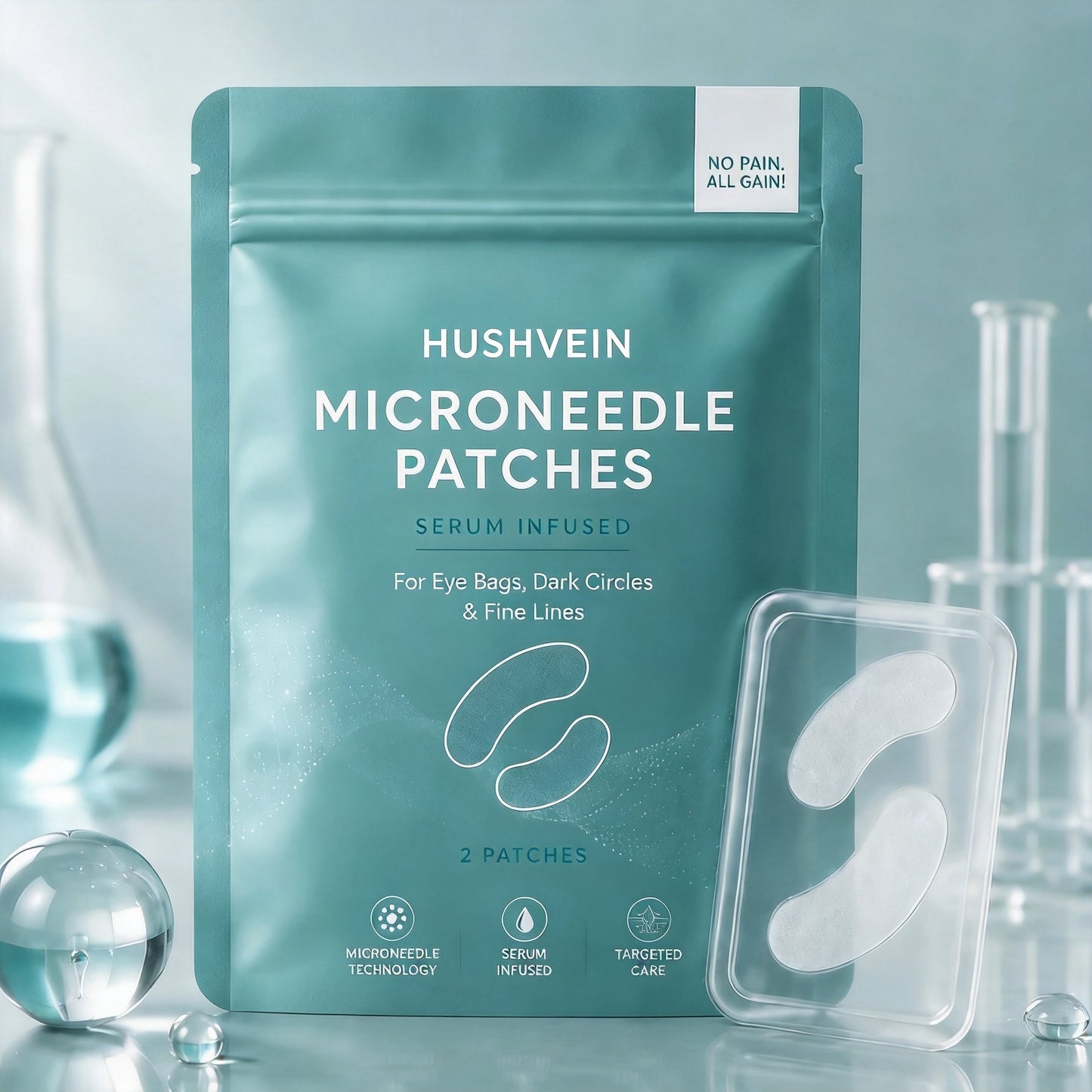 💕HUSHVEIN Micro-Needle Patch For Perfect Under-Eyes
