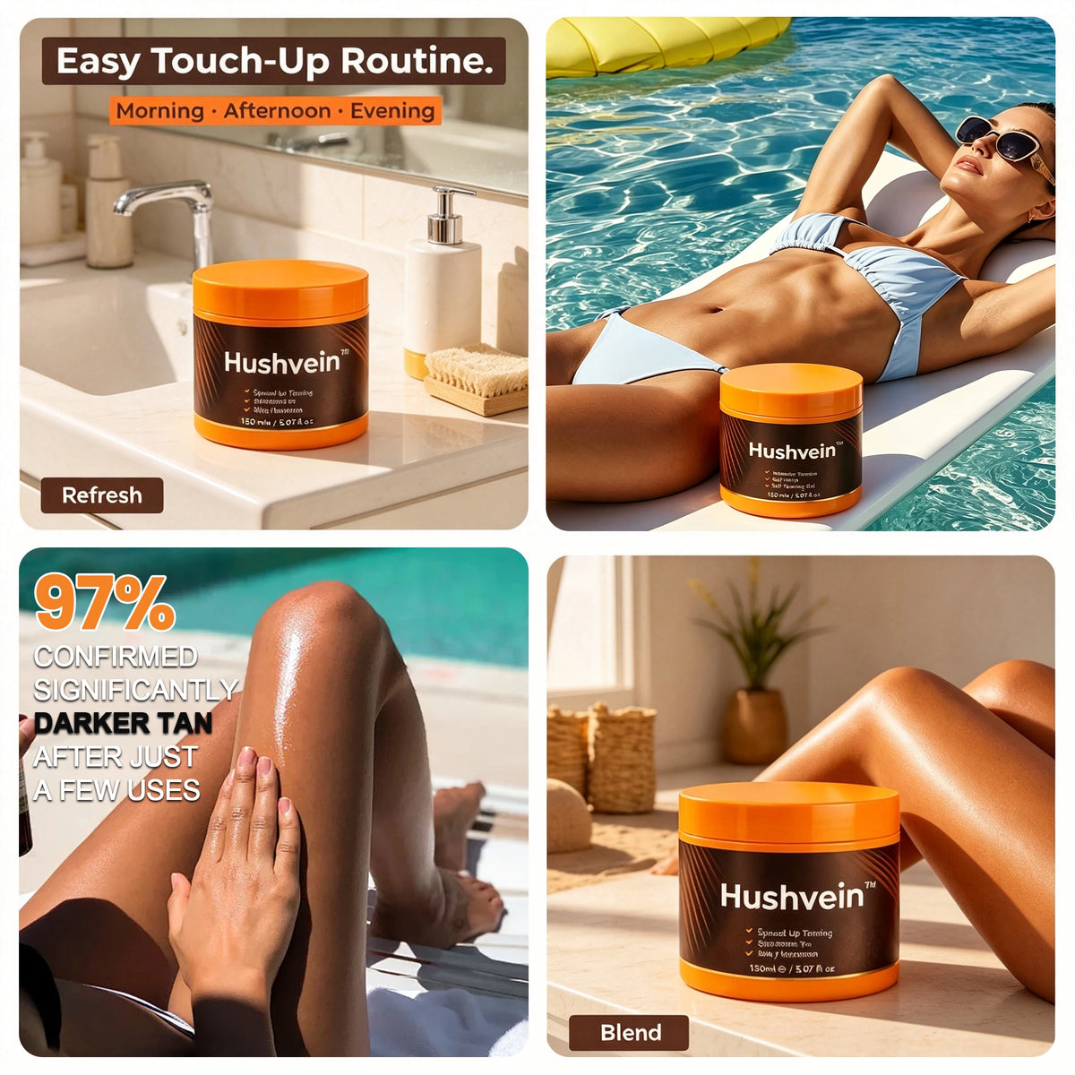 Hushvein™ Intensive Self Tanning Gel
