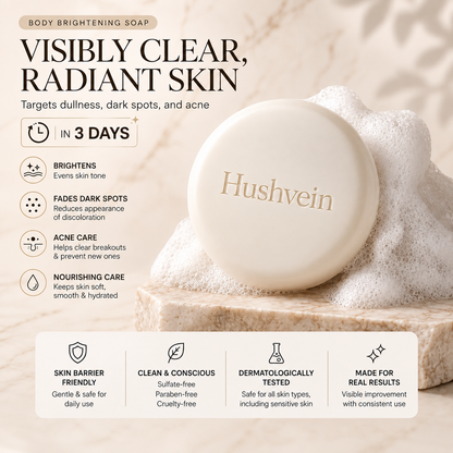 Niacinamide Skin Brightening Soap melasma dark spots freckle