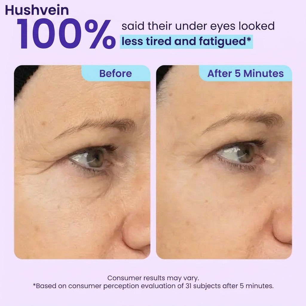 Hushvein Eye Bag Instant Eraser, Tightens, Firms, & Blurs Wrinkles