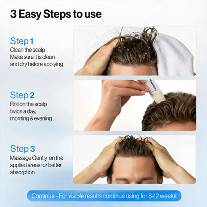 Hushvein Hair Growth Rollon Serum