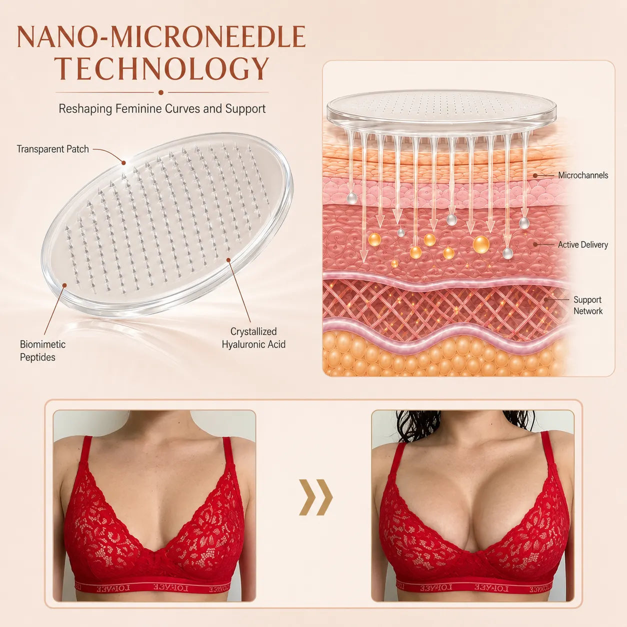 🔥🥇Hushvein® Targeted Breast Enhancement Advanced Nano Microneedle Patch