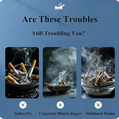 Disposable Ashtray – Features self-extinguishing sand and a no-rinse foaming agent.