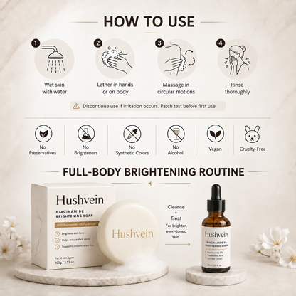 Niacinamide Skin Brightening Soap melasma dark spots freckle
