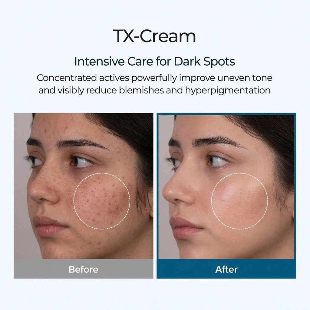 Hushvein TX Cream 50ml, Tranexamic Acid & Niacinamide Dark Spot & Hyperpigmentation Care– Fades Breakouts & Restores Skin