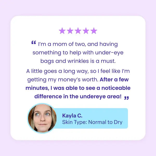 Hushvein Eye Bag Instant Eraser, Tightens, Firms, & Blurs Wrinkles