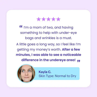 Hushvein Eye Bag Instant Eraser, Tightens, Firms, & Blurs Wrinkles