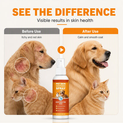🐶Pet Itch Relief Spray – Fast-Acting Skin Soothing Care | 🔥 Limited 50% OFF NOW