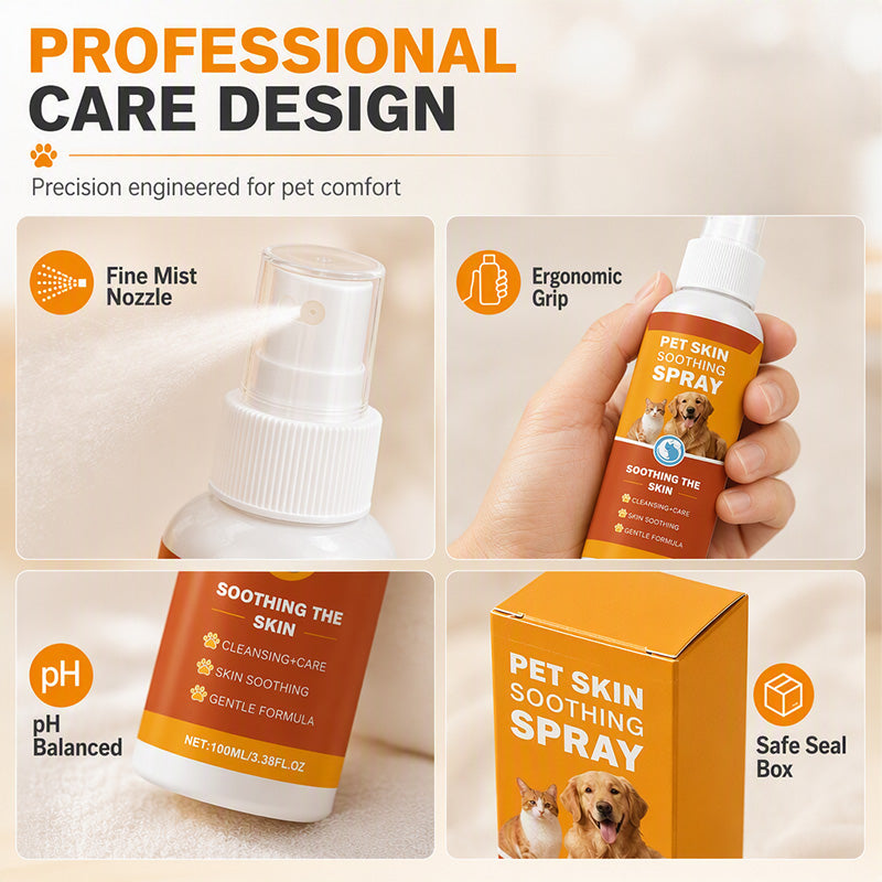 🐶Pet Itch Relief Spray – Fast-Acting Skin Soothing Care | 🔥 Limited 50% OFF NOW