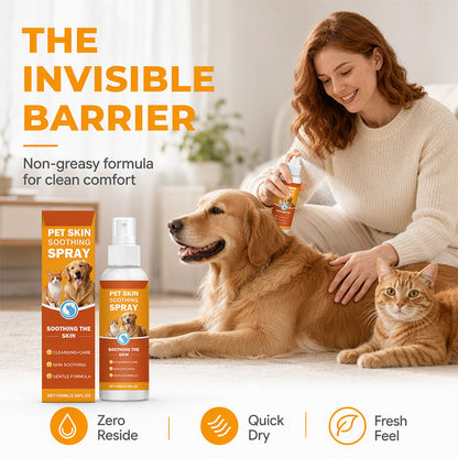 🐶Pet Itch Relief Spray – Fast-Acting Skin Soothing Care | 🔥 Limited 50% OFF NOW