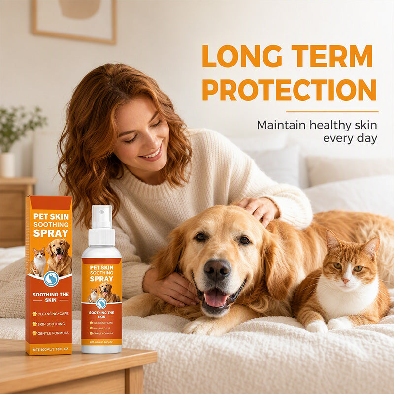 🐶Pet Itch Relief Spray – Fast-Acting Skin Soothing Care | 🔥 Limited 50% OFF NOW