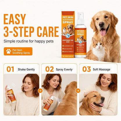 🐶Pet Itch Relief Spray – Fast-Acting Skin Soothing Care | 🔥 Limited 50% OFF NOW