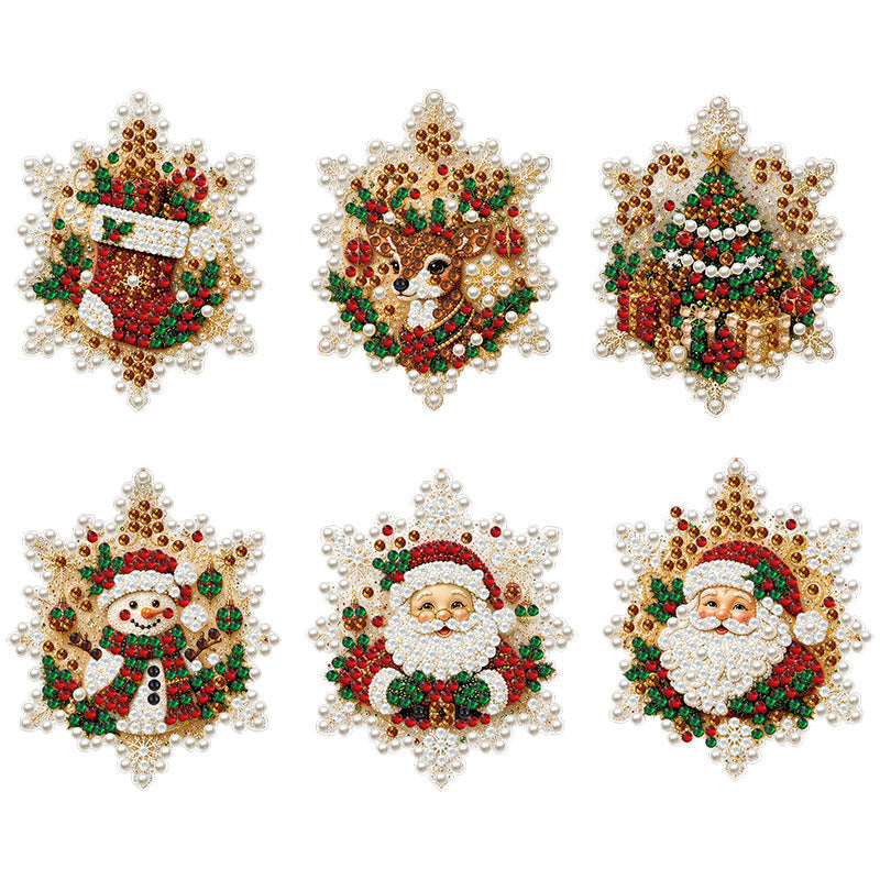 🎄 LIMITED-TIME 50% OFF! ✨ Christmas DIY Painting Hanging Ornaments Set – Pearl Shine, Fun Craft, Festive Decor ✨